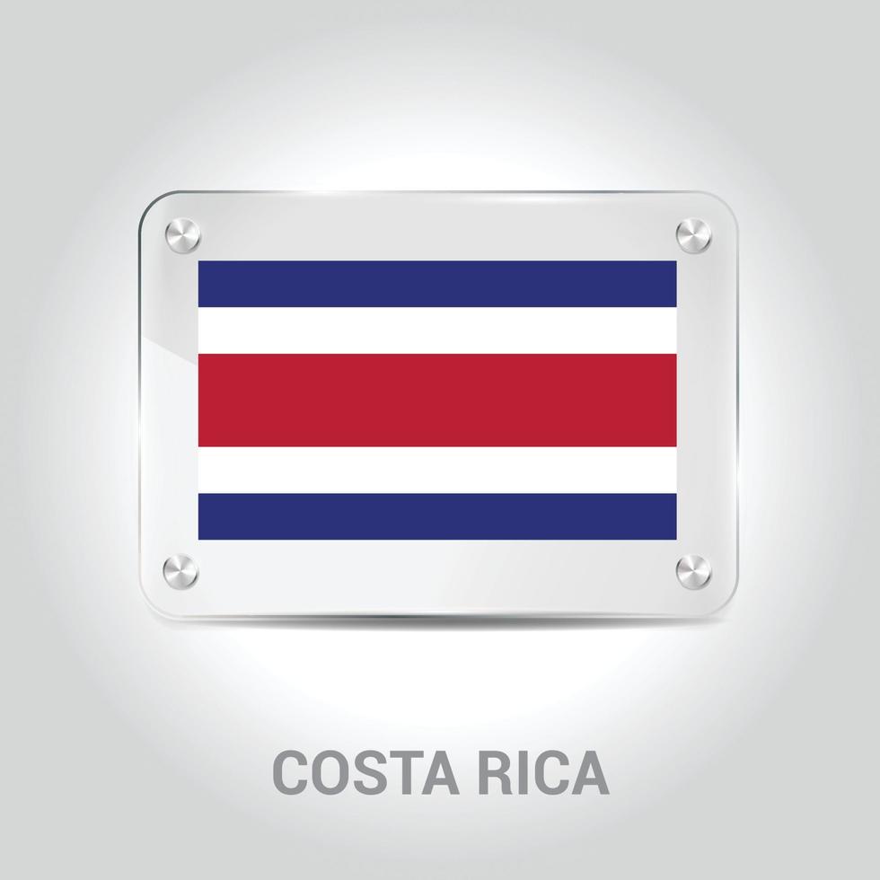 vecteur de carte de conception de fête de l'indépendance du costa rica