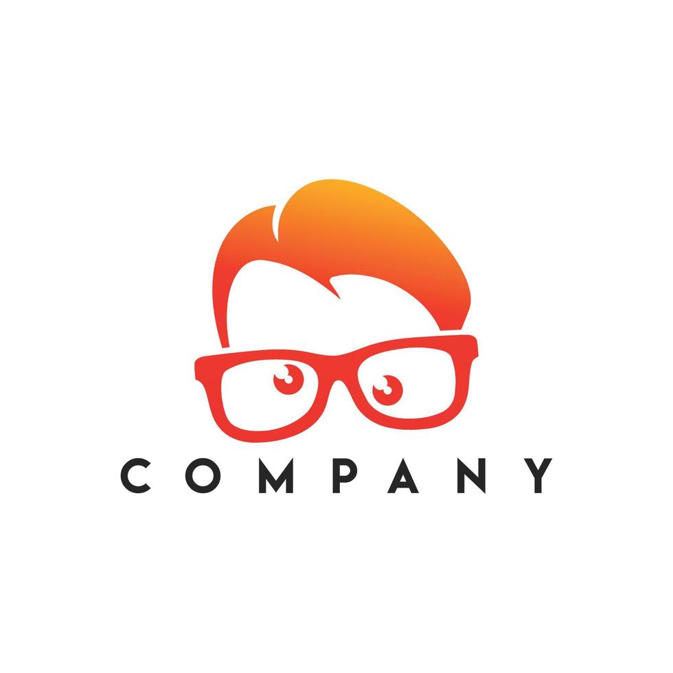 logo de lunettes nerd buzz, logo de lunettes de magasin d'optique pour les yeux, logo de lunettes nerd buzz vecteur