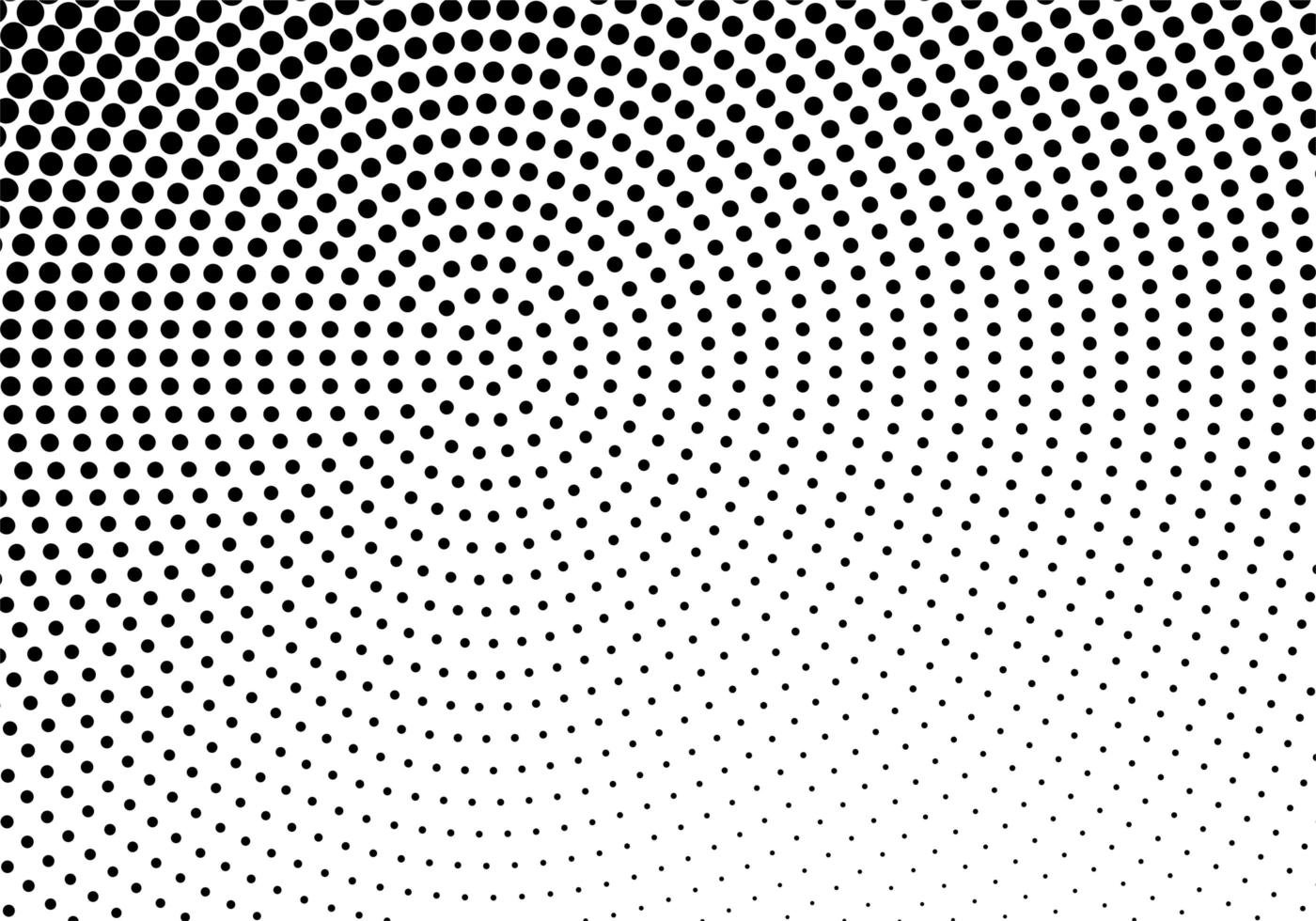 texture en pointillé circulaire abstraite vecteur