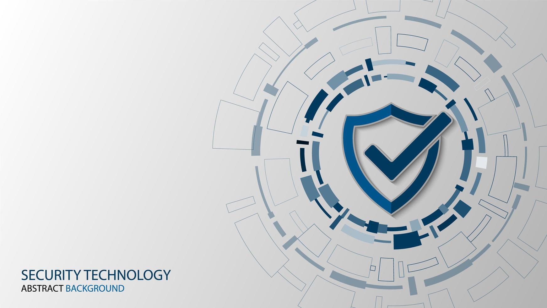 sécurité de la cyber technologie, fond de protection du réseau vecteur