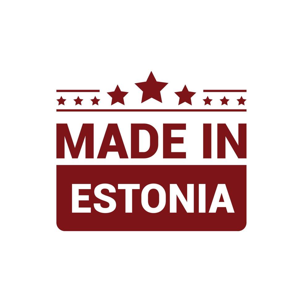 vecteur de conception de timbres estonie
