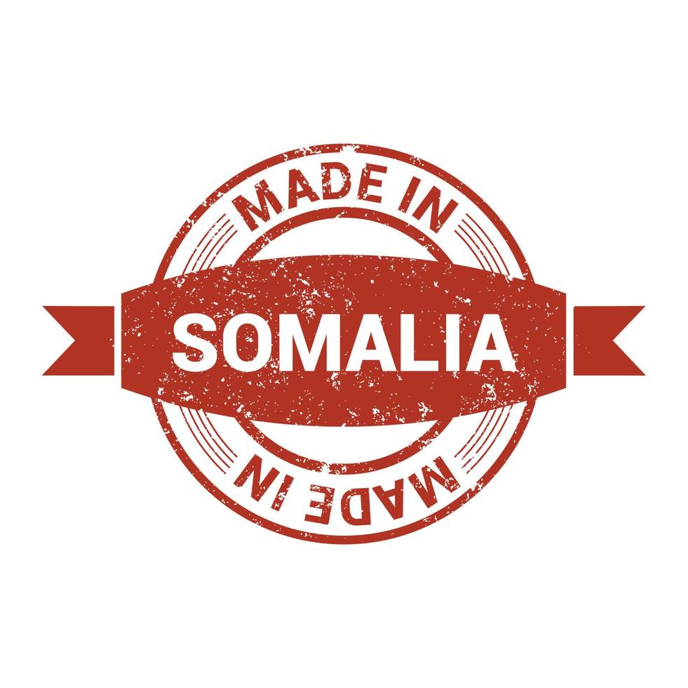 fabriqué en somalie vecteur de conception de timbres