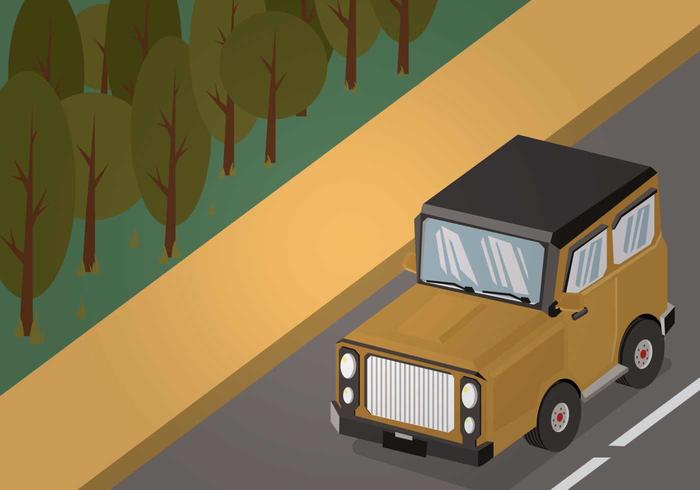 Illustration Jeep gratuite vecteur