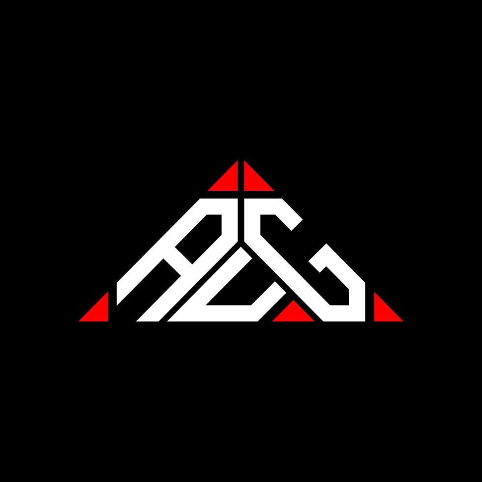 création de logo de lettre août avec graphique vectoriel, logo août simple et moderne en forme de triangle. vecteur