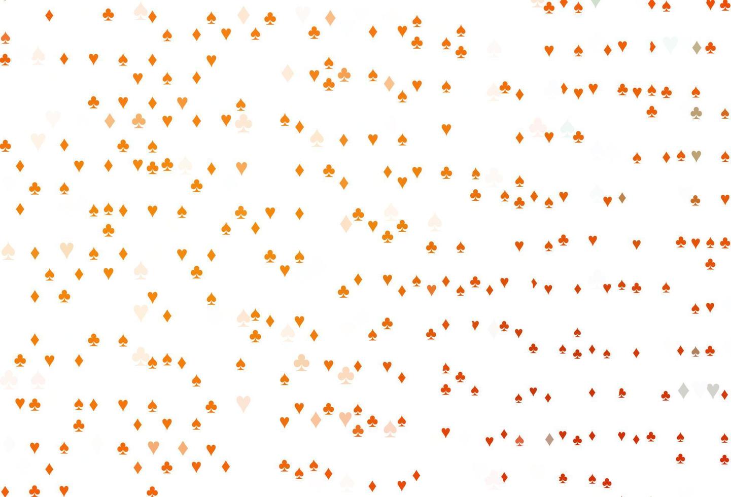 disposition vectorielle orange clair avec des éléments de cartes. vecteur