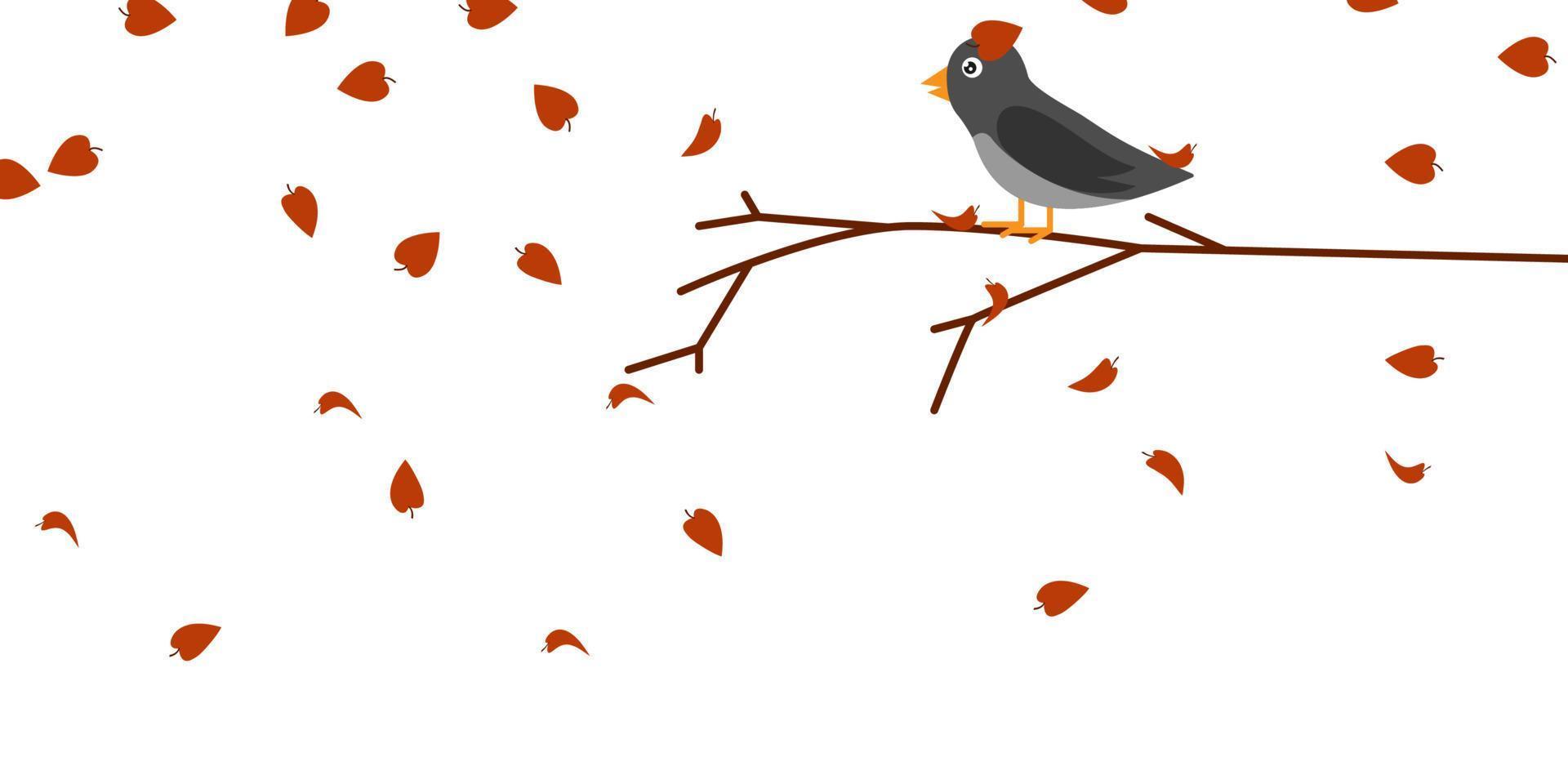 illustration vectorielle automne mignon. vecteur. vecteur