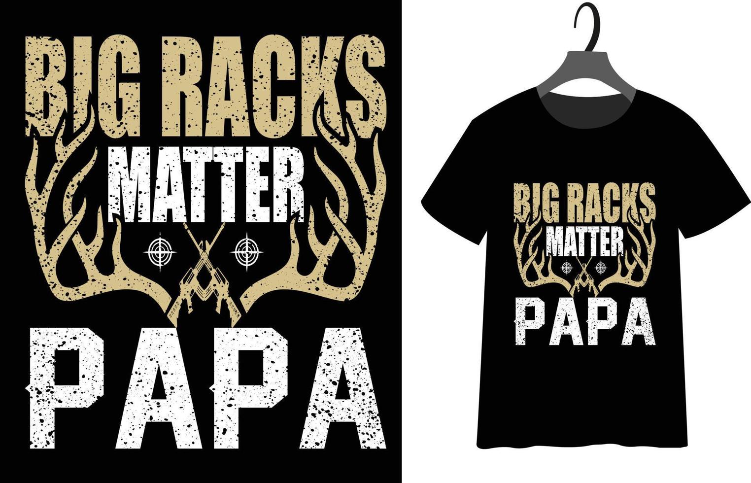 meilleur design de t-shirt de chasse pour la fête des pères vecteur