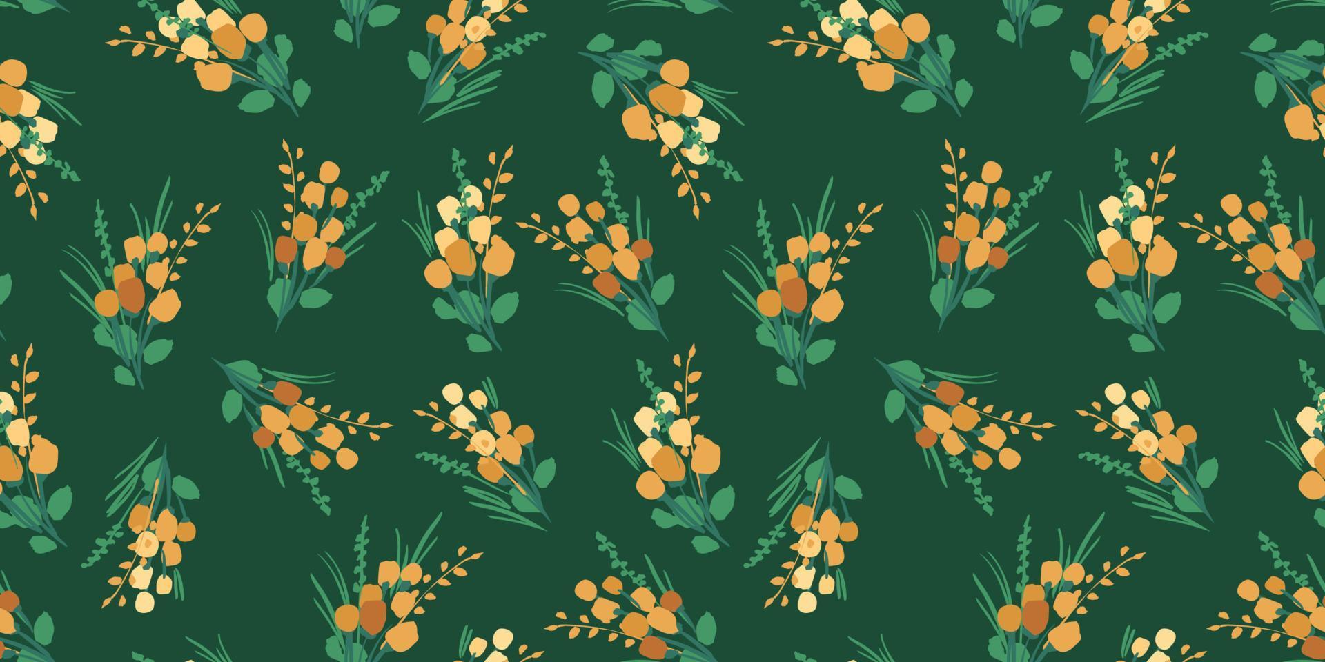 motif floral sans soudure. conception de vecteur pour le papier, la couverture, le tissu, la décoration intérieure et toute autre utilisation