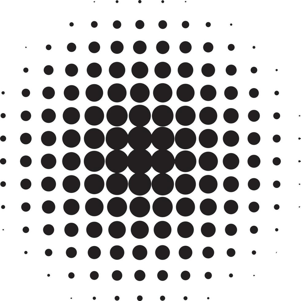 vecteur de points circulaires en demi-teintes