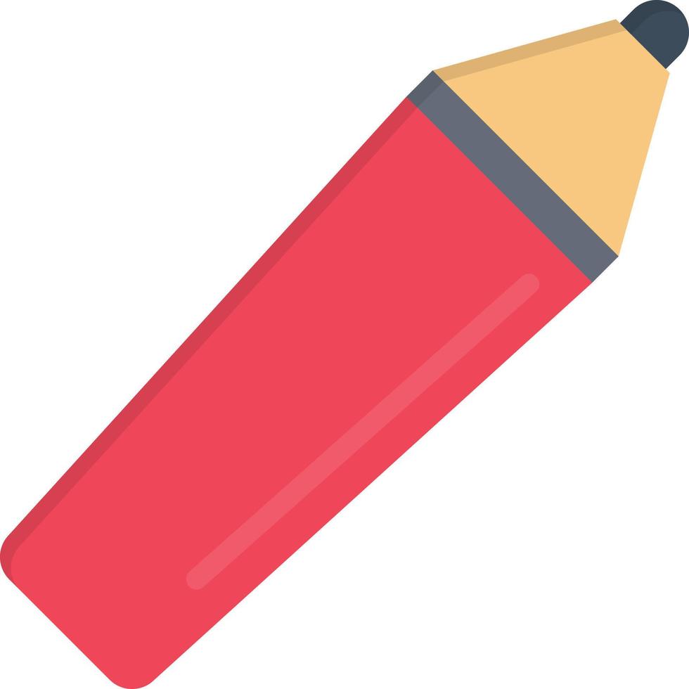 illustration vectorielle de crayon sur fond.symboles de qualité premium.icônes vectorielles pour le concept et la conception graphique. vecteur