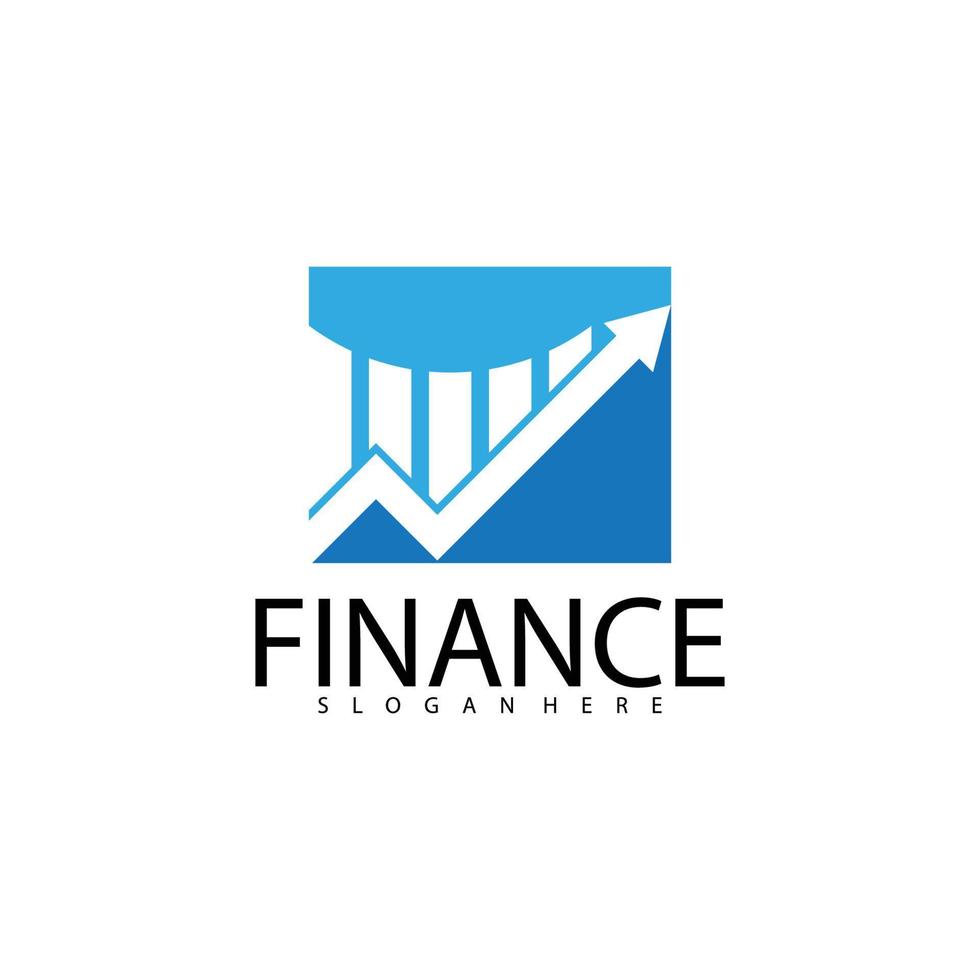 logo de finance d'entreprise vecteur