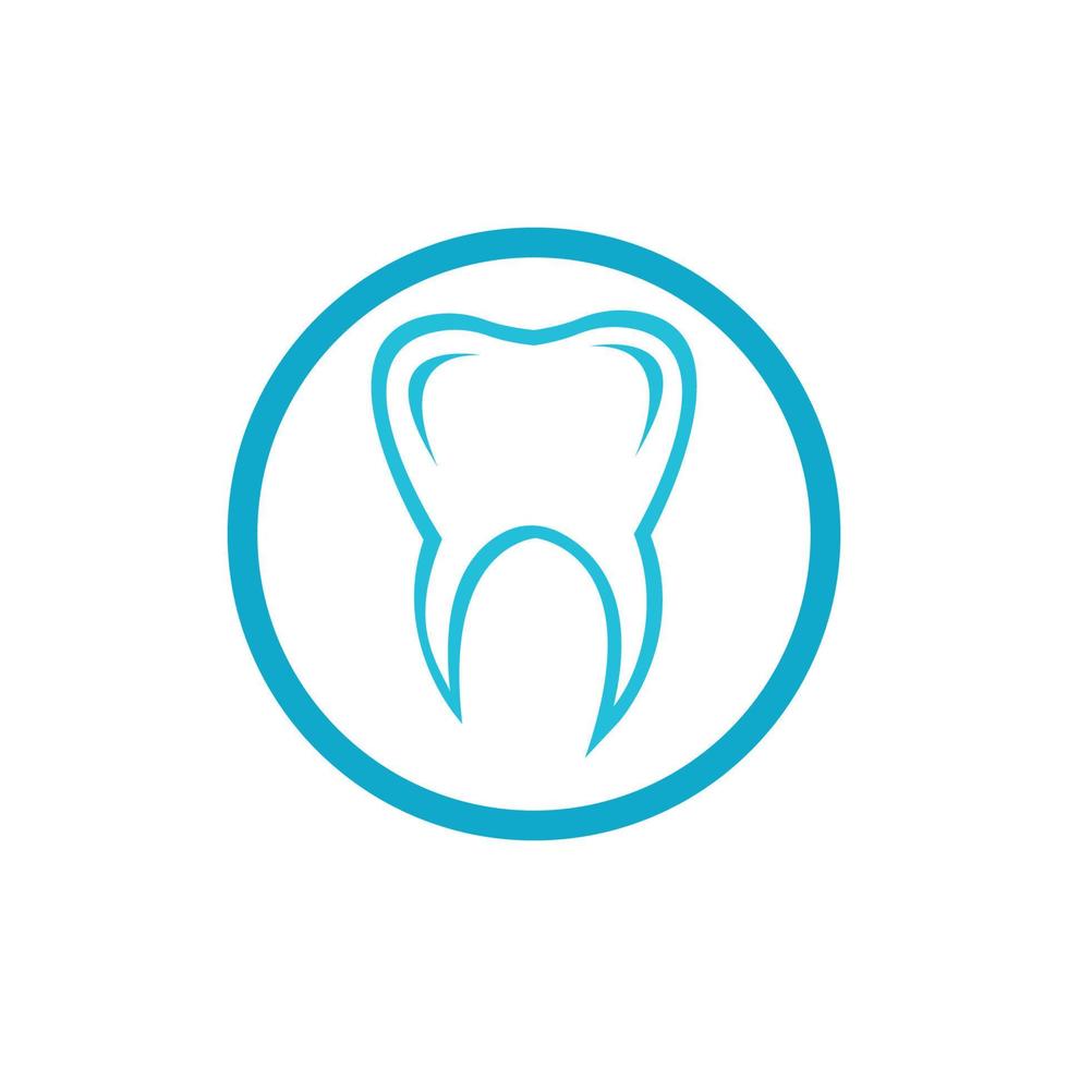 illustration vectorielle de logo dentaire modèle vecteur