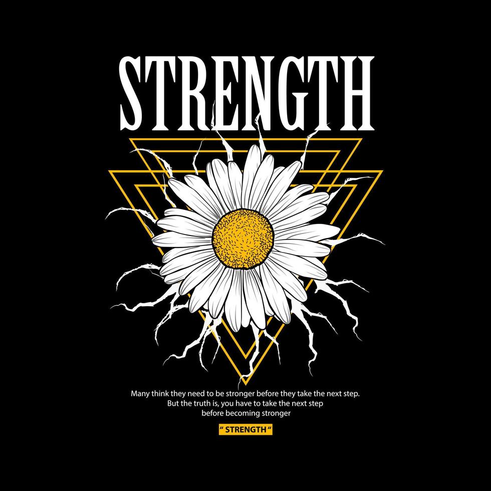 marque de conception de vêtements de tournesol streetwear vecteur