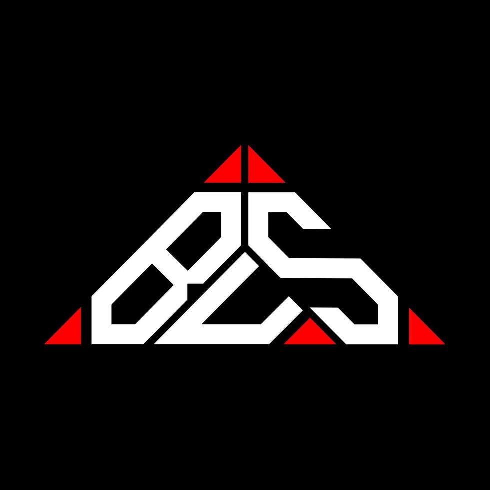 conception créative de logo de lettre de bus avec graphique vectoriel, logo de bus simple et moderne en forme de triangle. vecteur