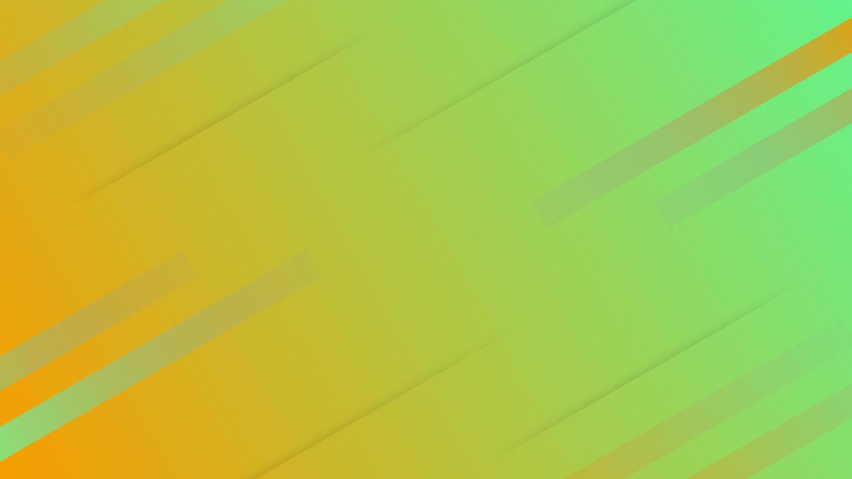 fond rayé géométrique diagonal vert et orange vecteur