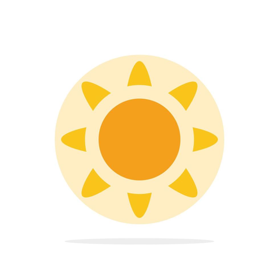 icône du logo du soleil vecteur