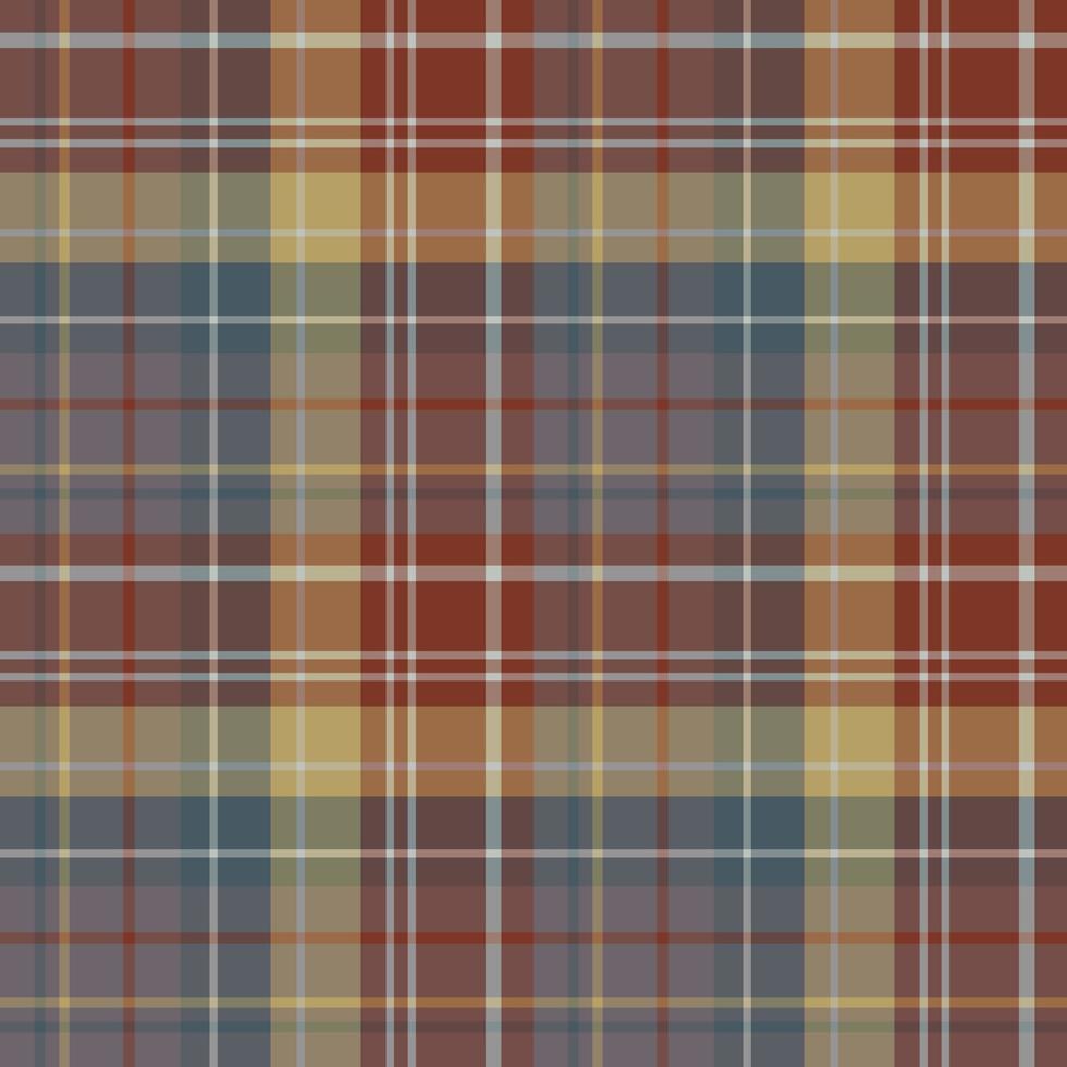 motif sans couture dans des couleurs d'automne sombres pour le plaid, le tissu, le textile, les vêtements, la nappe et d'autres choses. image vectorielle. vecteur