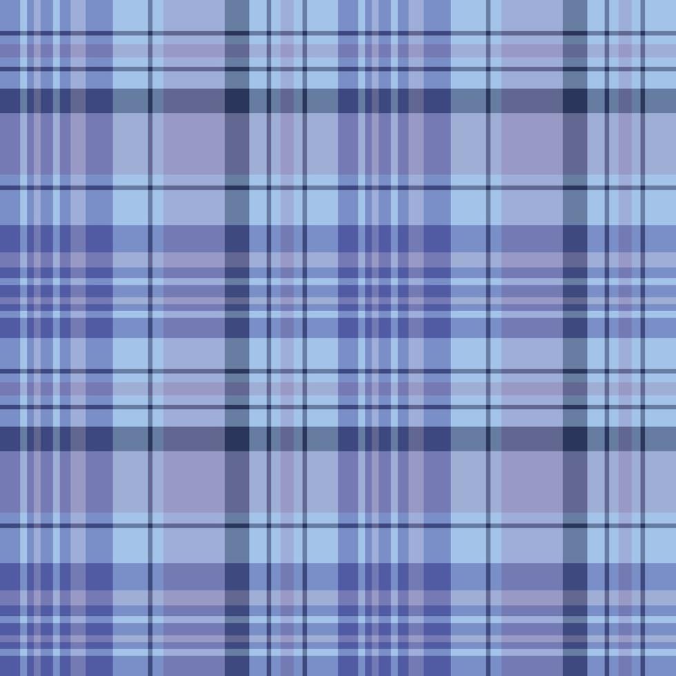 motif harmonieux de violet d'été et de bleu clair et foncé pour le plaid, le tissu, le textile, les vêtements, la nappe et d'autres choses. image vectorielle. vecteur