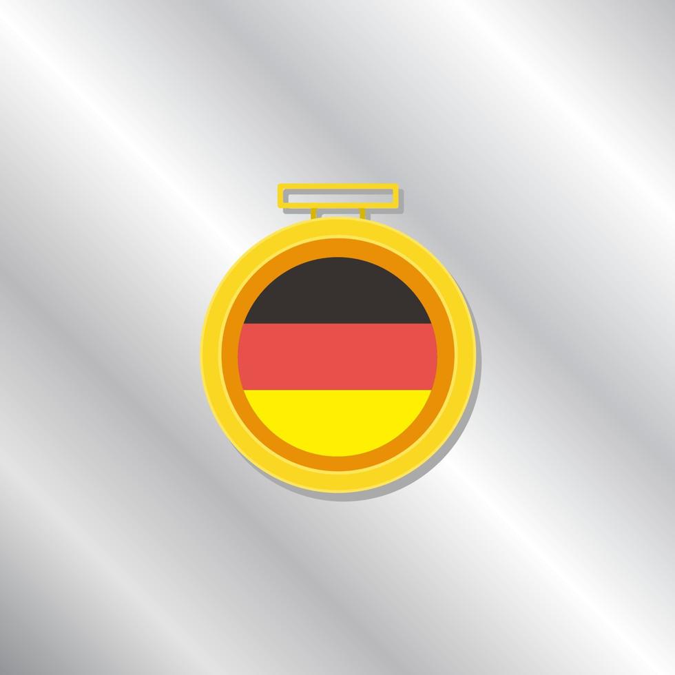 illustration du modèle de drapeau de l'allemagne vecteur