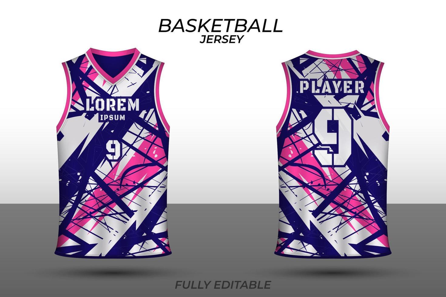 Modèle De Maillot De Basket-ball