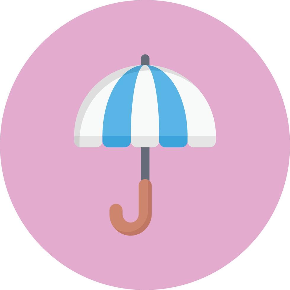 illustration vectorielle parapluie sur fond.symboles de qualité premium.icônes vectorielles pour le concept et la conception graphique. vecteur