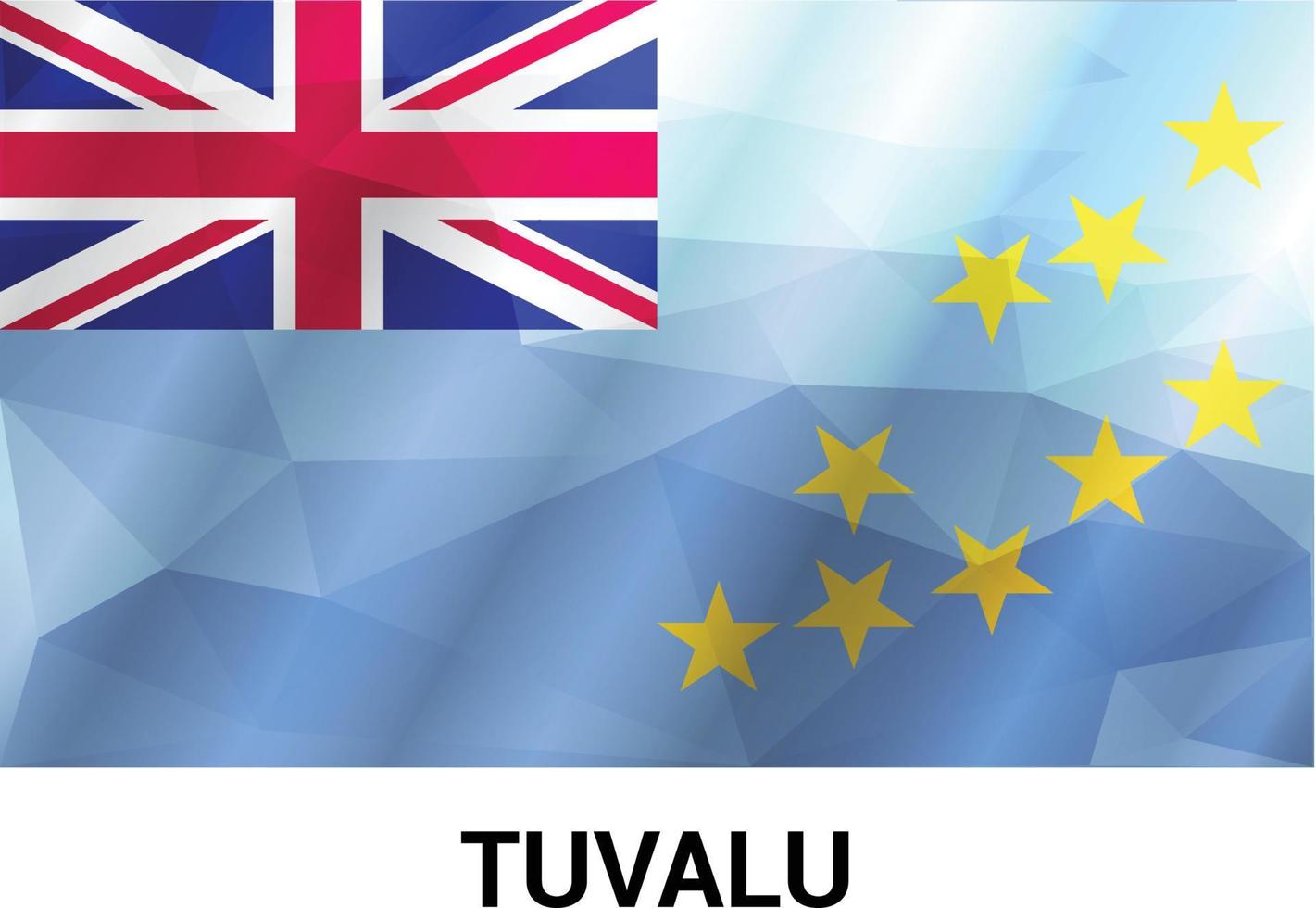 vecteur de conception de drapeau tuvalu
