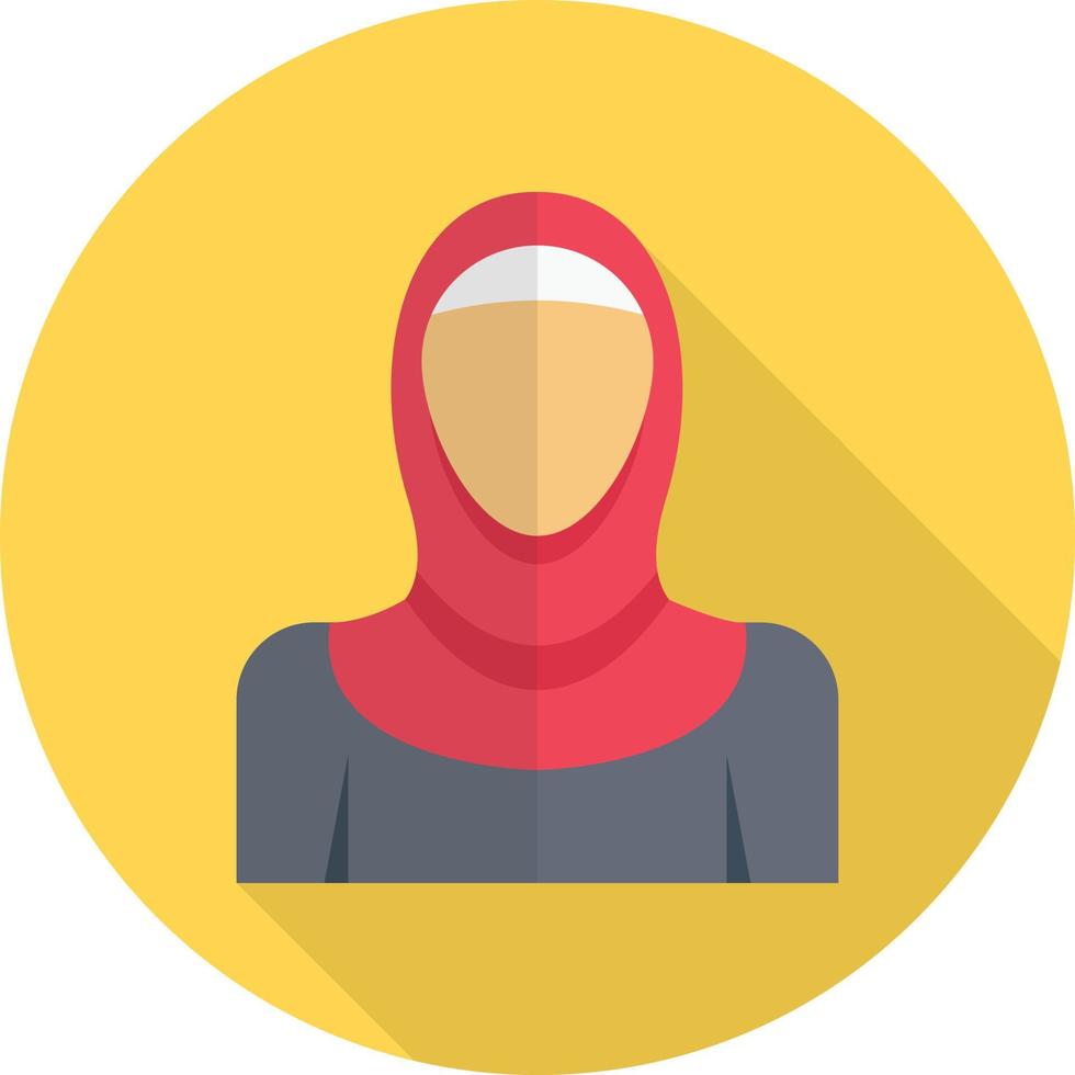 illustration vectorielle de femmes musulmanes sur fond.symboles de qualité premium.icônes vectorielles pour le concept et la conception graphique. vecteur