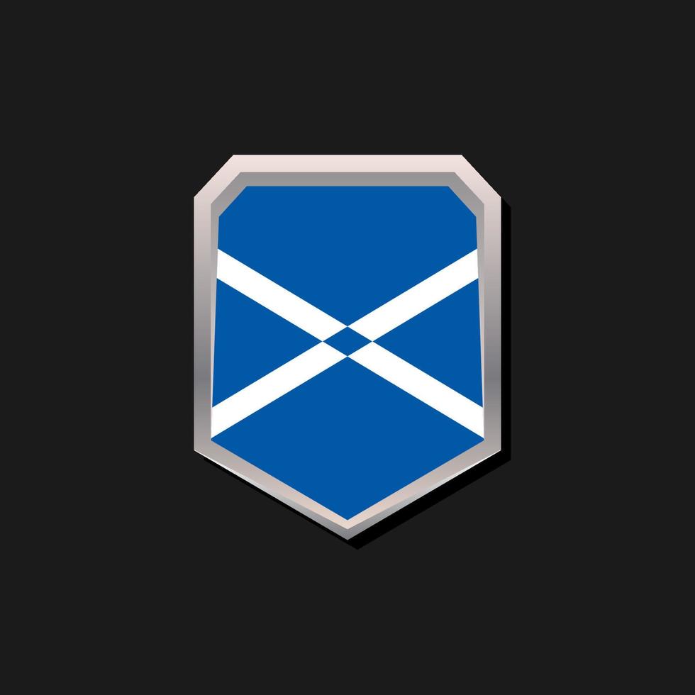 illustration du modèle de drapeau ecosse vecteur