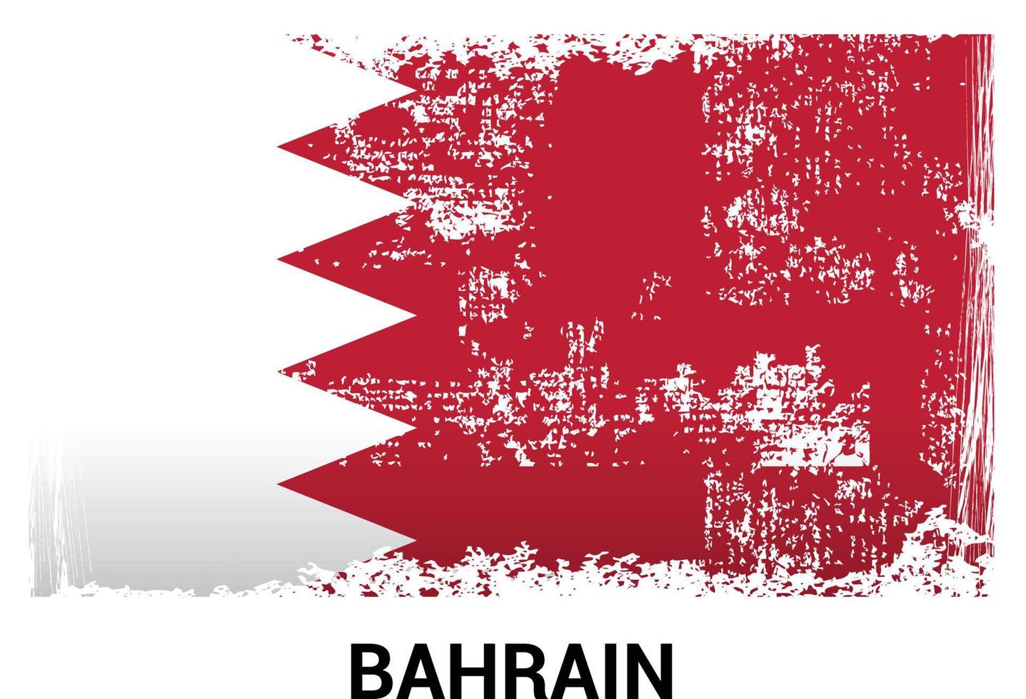 vecteur de conception du drapeau de bahreïn