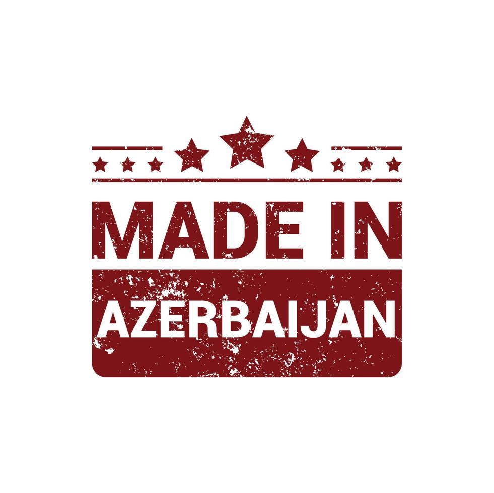 vecteur de conception de timbre azerbaïdjanais