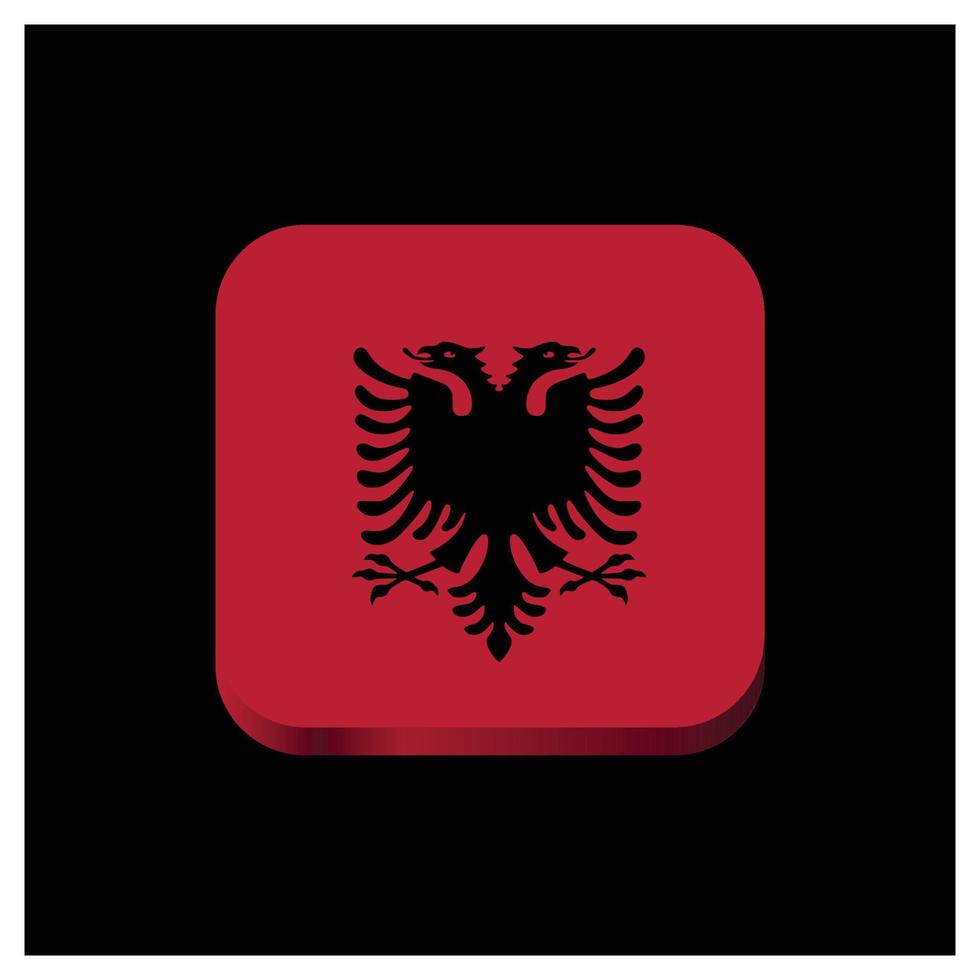 vecteur de conception de drapeau albanie