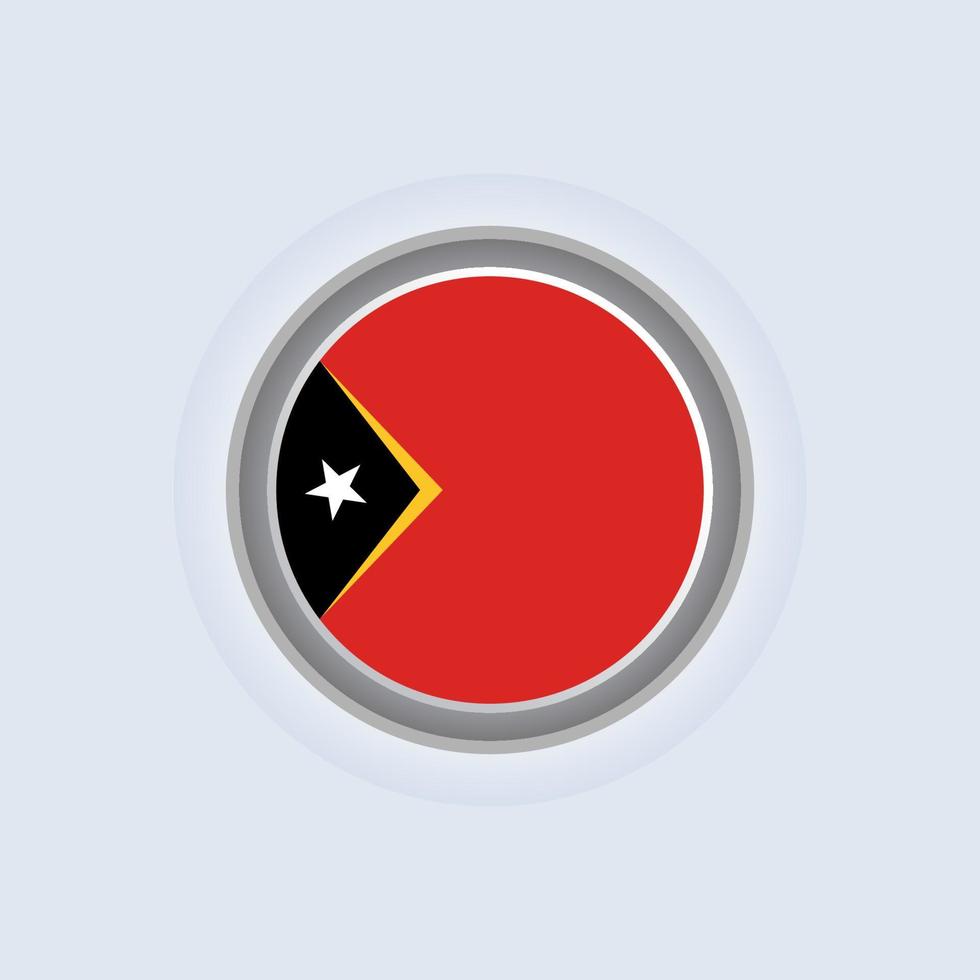 illustration du modèle de drapeau du timor leste vecteur