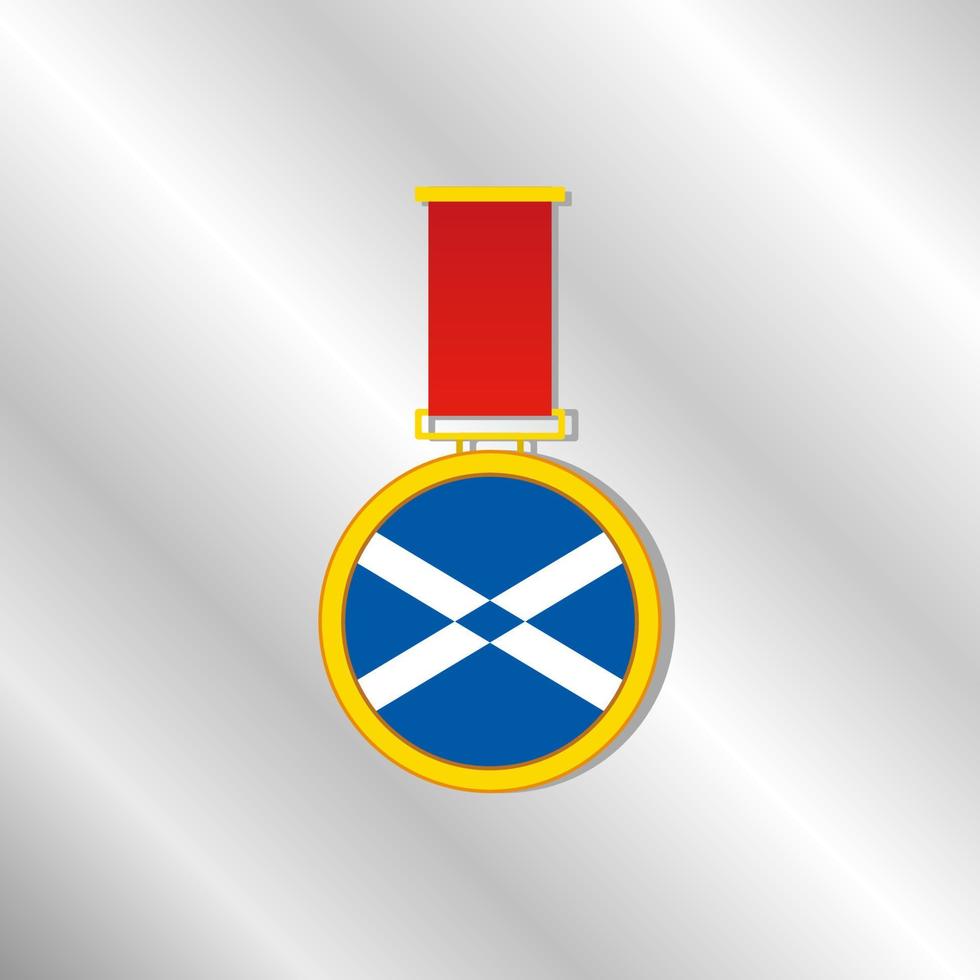 illustration du modèle de drapeau ecosse vecteur