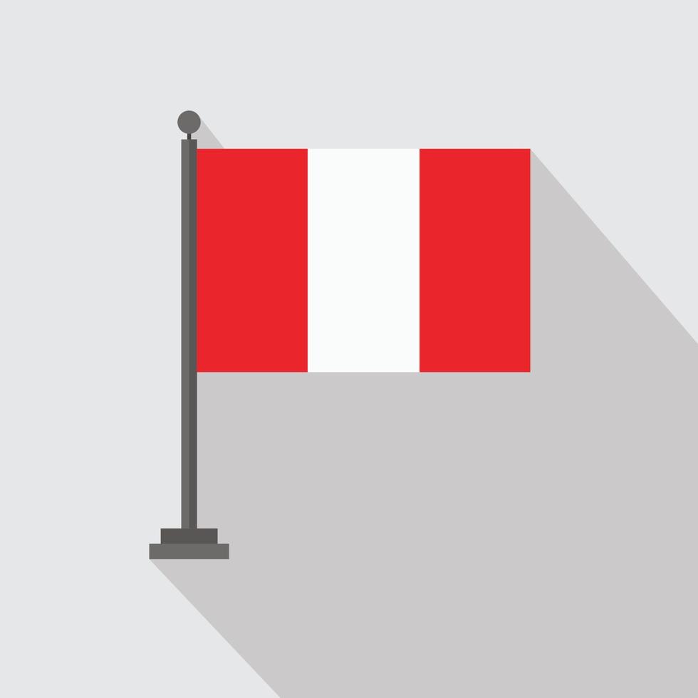 drapeau de pays avec vecteur de conception créative