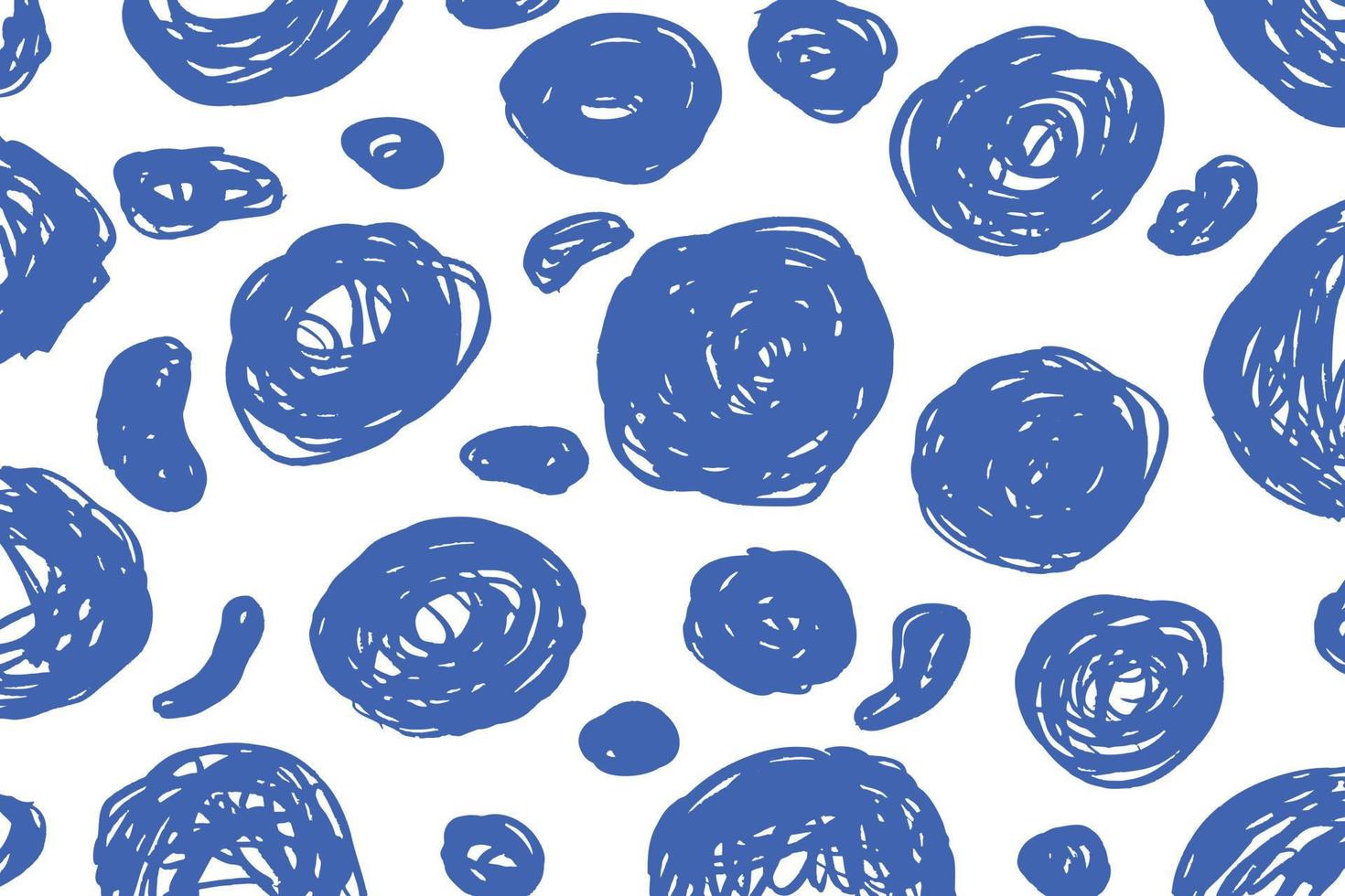 forme ronde bleue abstraite dans le style de motif pour le fond vecteur