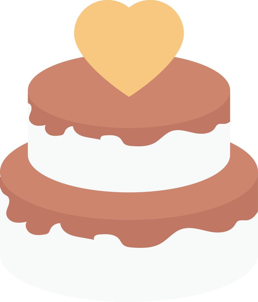 illustration vectorielle de gâteau sur fond.symboles de qualité premium.icônes vectorielles pour le concept et la conception graphique. vecteur