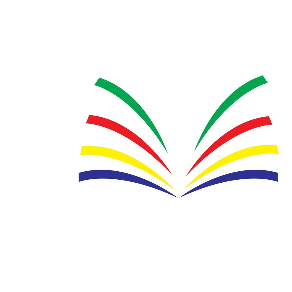 vecteur de logo de livre