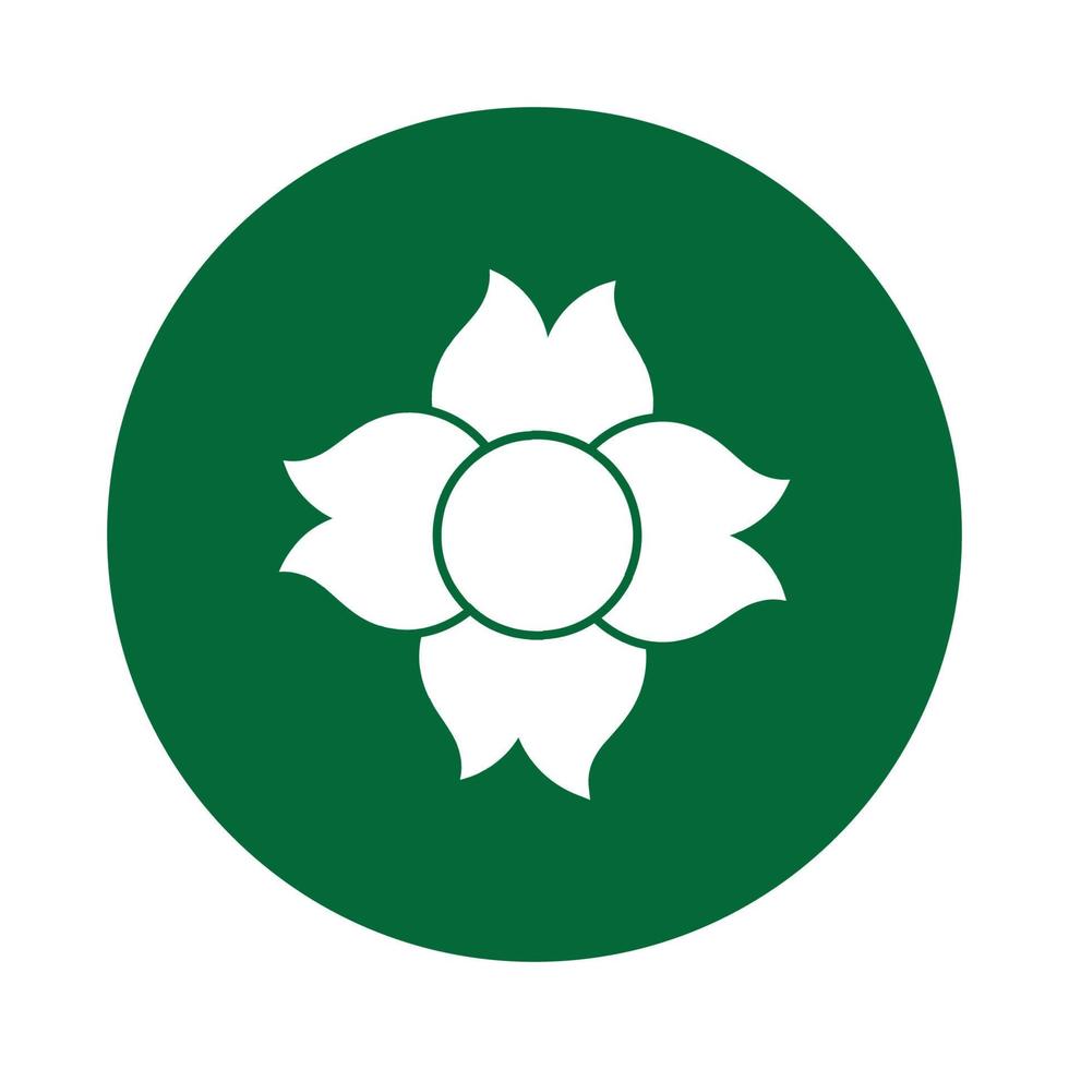 illustration vectorielle de tournesol logo icône vecteur