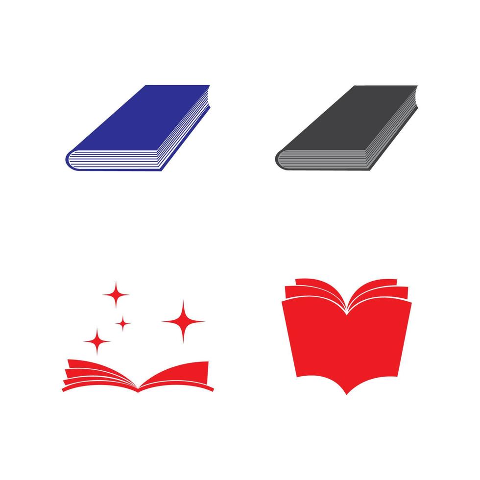 vecteur de logo de livre