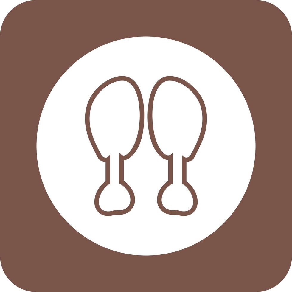 icône de fond rond glyphe alimentaire vecteur