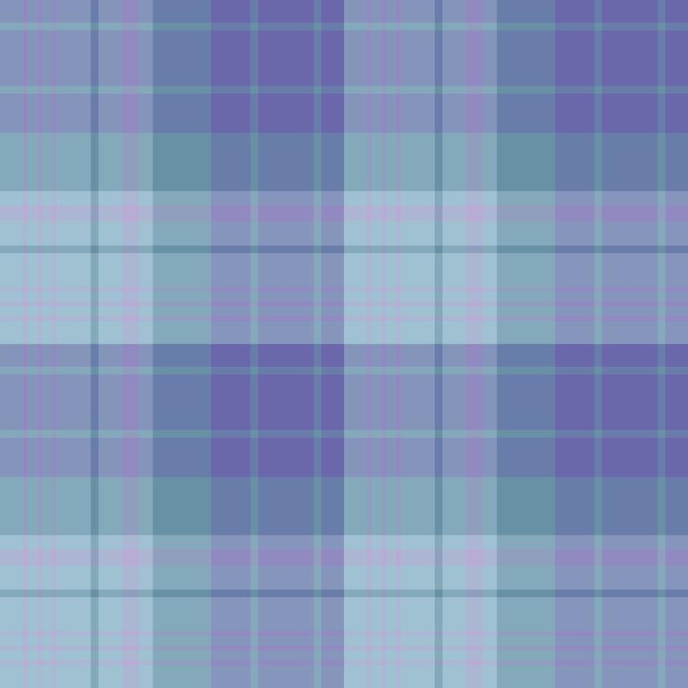 motif sans couture dans des couleurs bleues et violettes discrètes pour plaid, tissu, textile, vêtements, nappe et autres choses. image vectorielle. vecteur