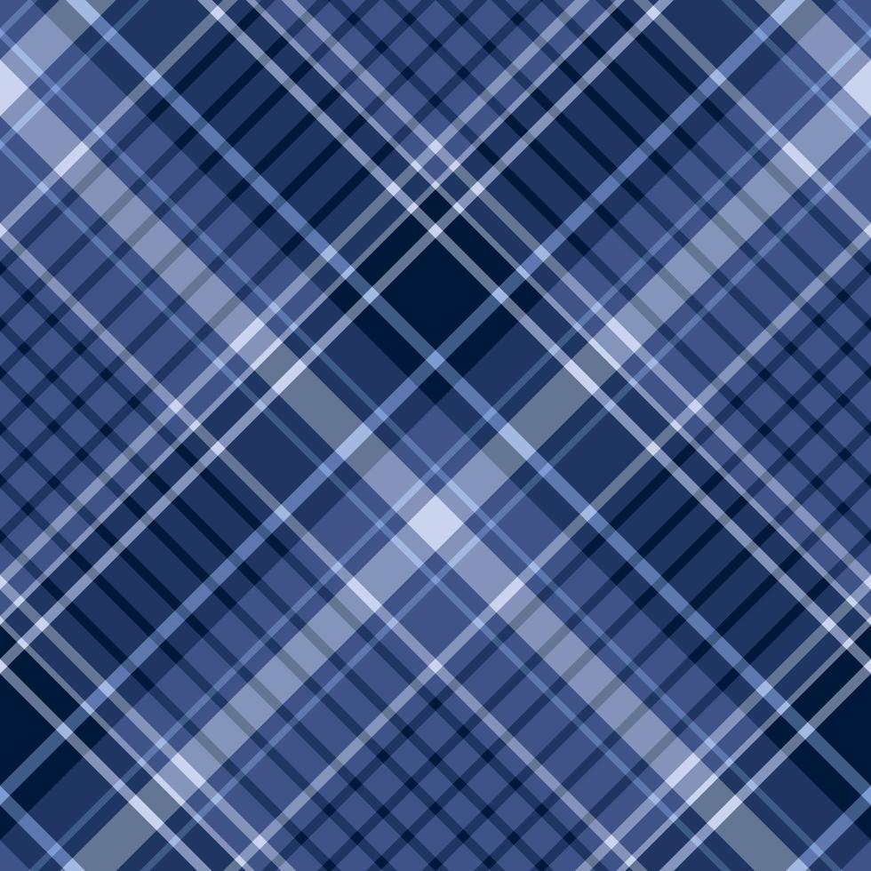 motif sans couture dans les couleurs bleu nuit pour plaid, tissu, textile, vêtements, nappe et autres choses. image vectorielle. 2 vecteur