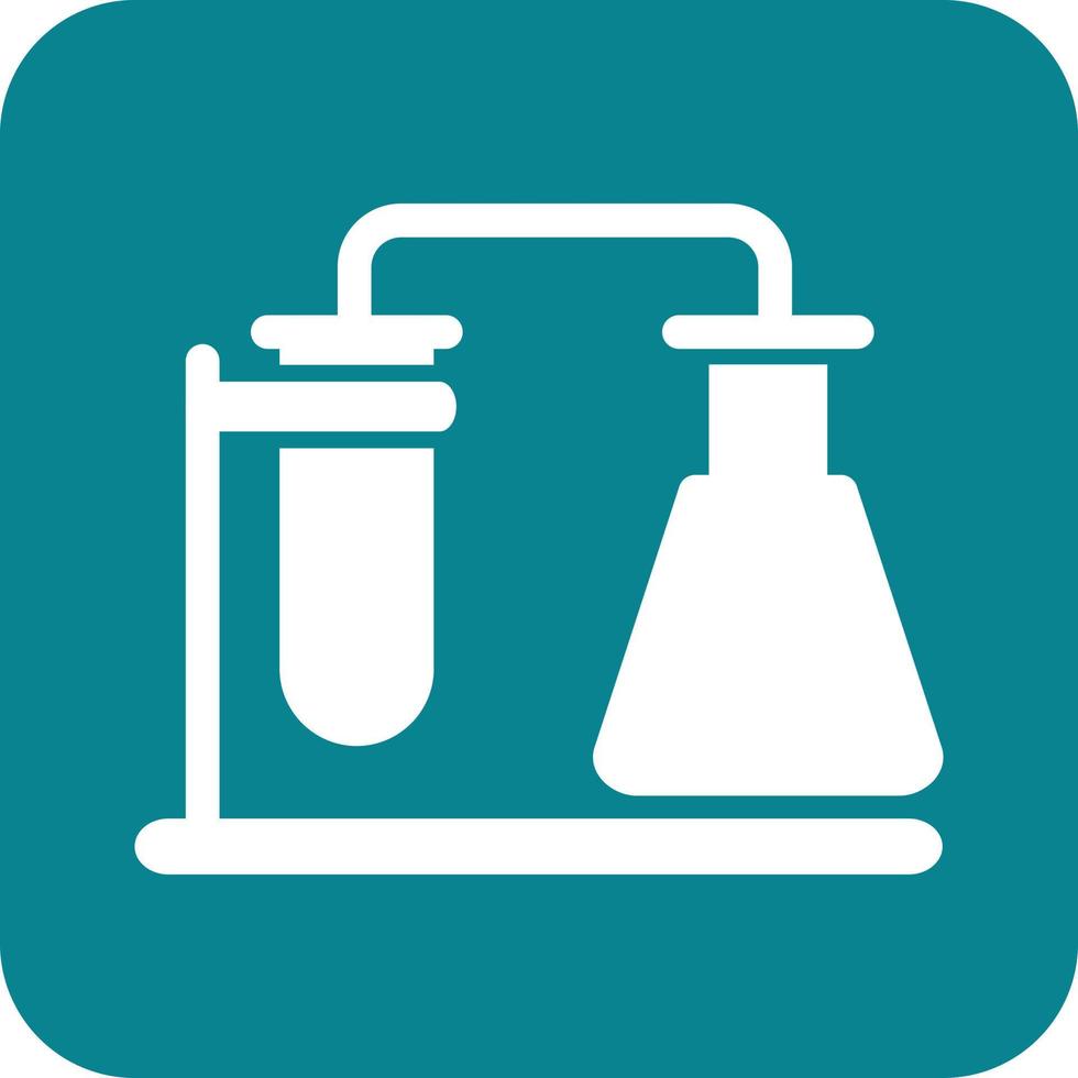 chimie, ensemble, glyphe, rond, fond, icône vecteur