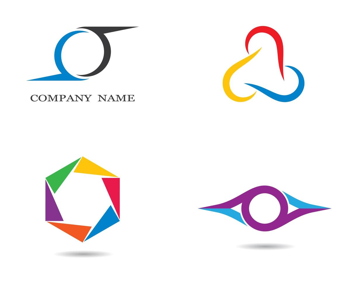 création de logo abstrait vecteur