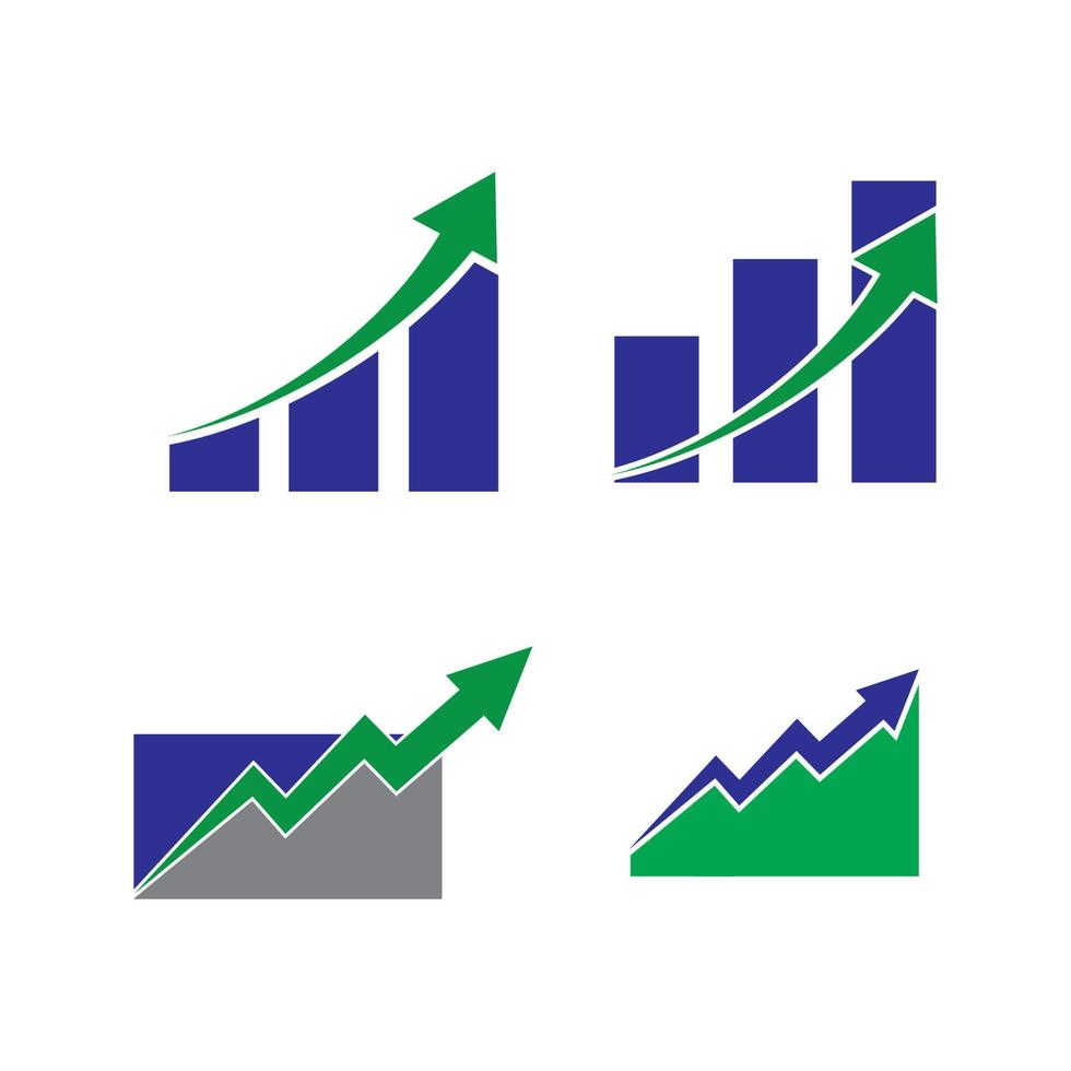 logo financier simple vecteur