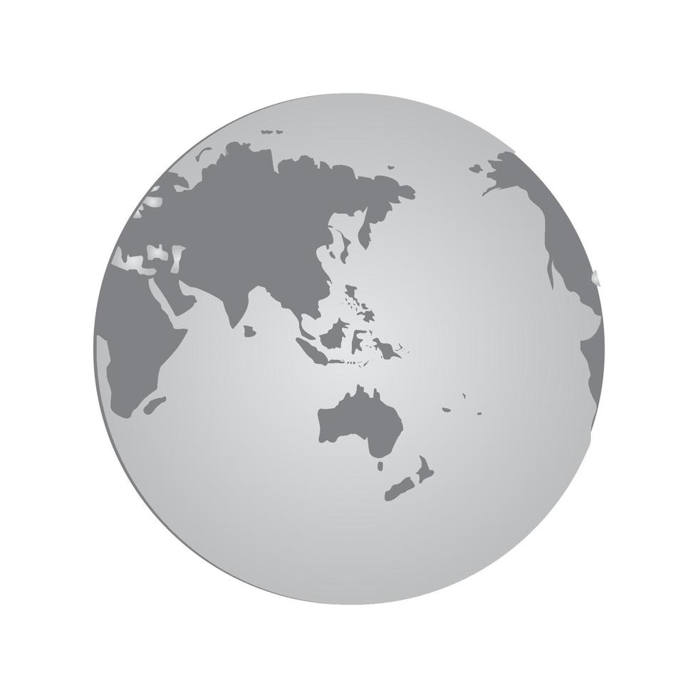 logo carte du monde vecteur