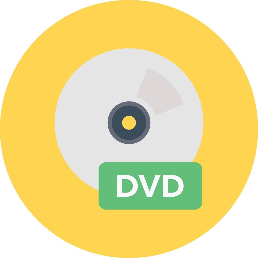illustration vectorielle de dvd sur fond.symboles de qualité premium.icônes vectorielles pour le concept et la conception graphique. vecteur
