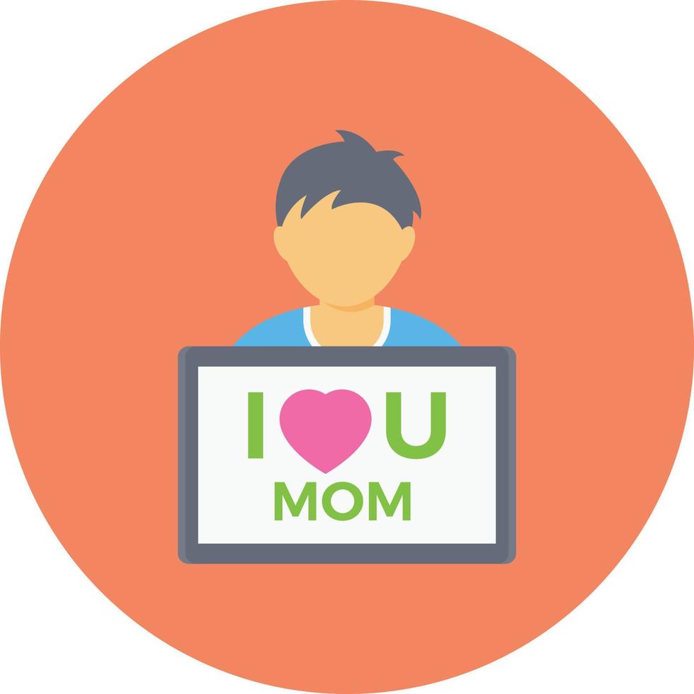 illustration vectorielle de maman d'amour sur fond. symboles de qualité premium. icônes vectorielles pour le concept et la conception graphique. vecteur