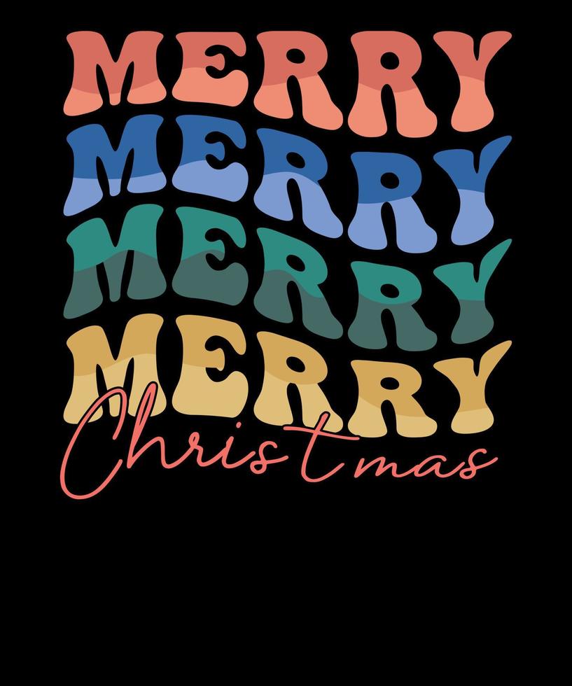 joyeux noël rétro famille noël joyeux citation joyeux t shirt design vecteur