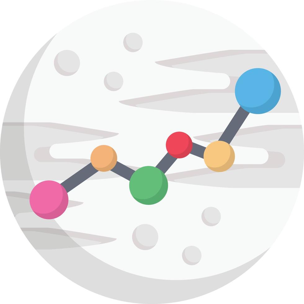 illustration vectorielle de connexion planète sur fond. symboles de qualité premium. icônes vectorielles pour le concept et la conception graphique. vecteur